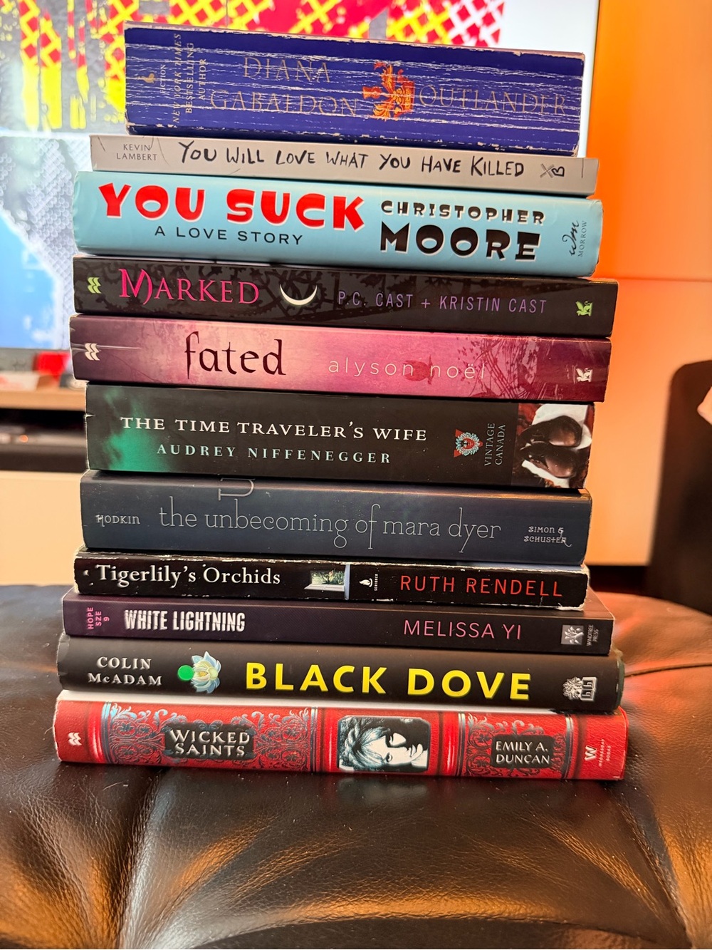 Mixed Fiction Book Lot — Fantasy, Thriller, Romance & Mystery
